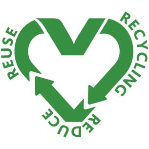 Love-it-clean recycle icon